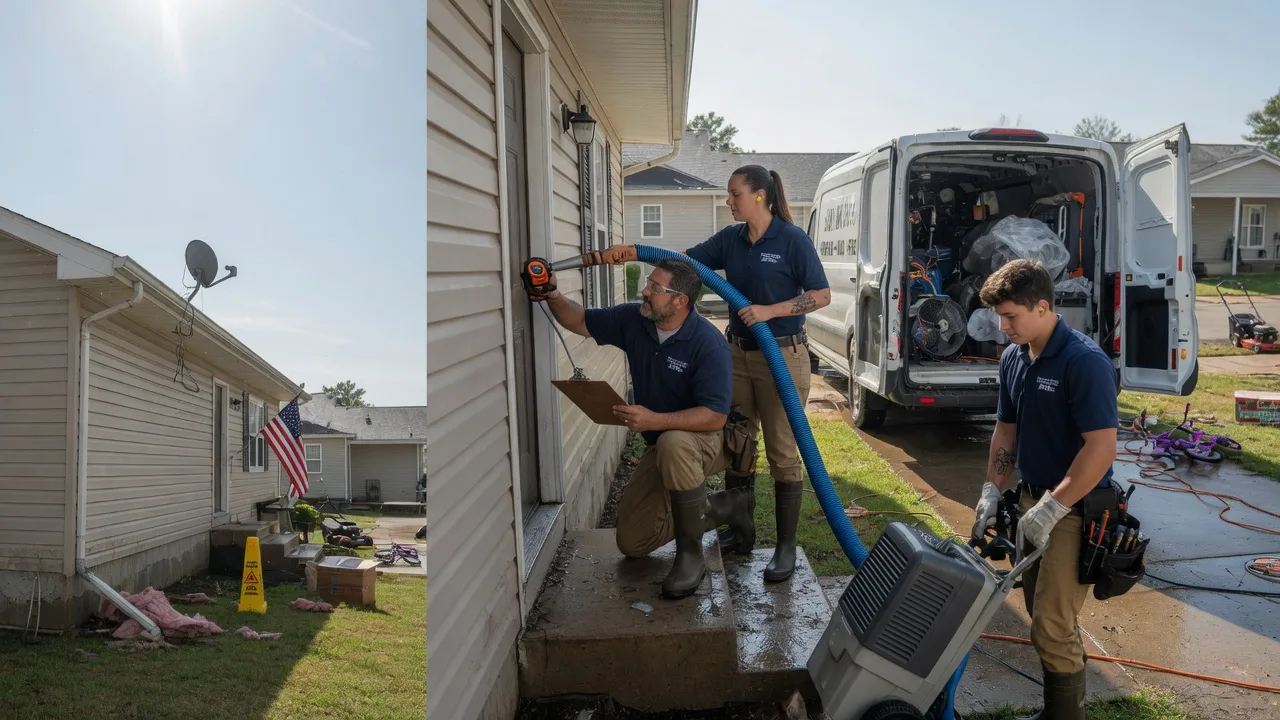 Ceiling Water Damage Restoration in Guin, AL near me